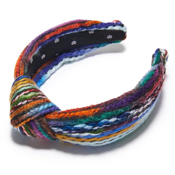 Lele Sadoughi Yarn Knotted Headband Brown, Green, Tan Shades Amazon.com: Lele Sadoughi Women main image 4